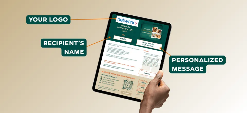 Digital PDF gift card